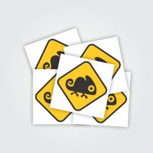 Adesivos de 9cm - 50 unidades